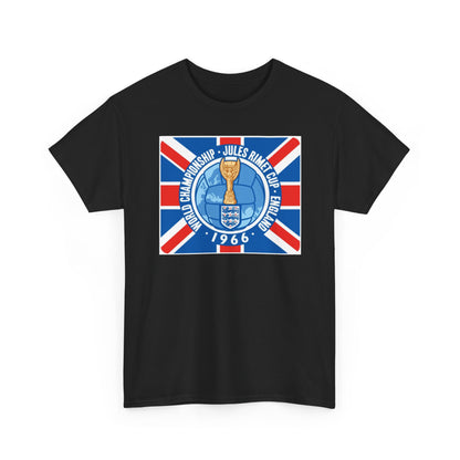 1966 World Cup Jules Rimet Trophy Tee — Vintage England Football Shirt