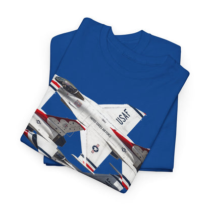 Thunderbirds Jet Formation T‑Shirt — Military Aviation Fighter Jets Tee