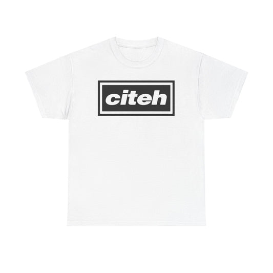 Manchester City Citeh Logo Tee — Minimalist Black Box Graphic T-Shirt
