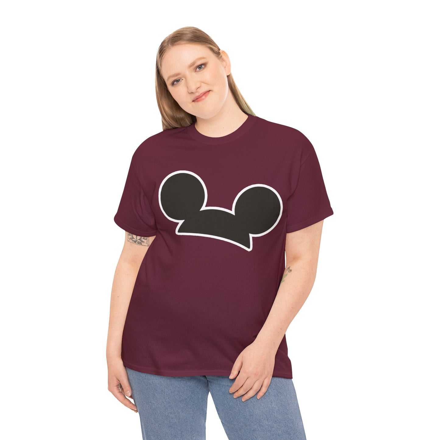 Mickey Ears Inspired Unisex Heavy Cotton Tee