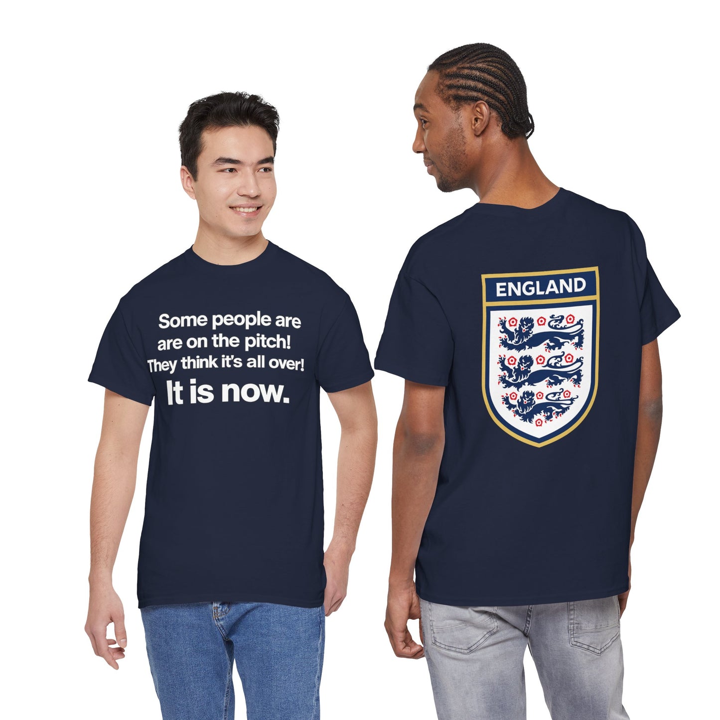 Some people are on the pitch - England 1966 T-Shirt — Bold Motivational Quote Tee