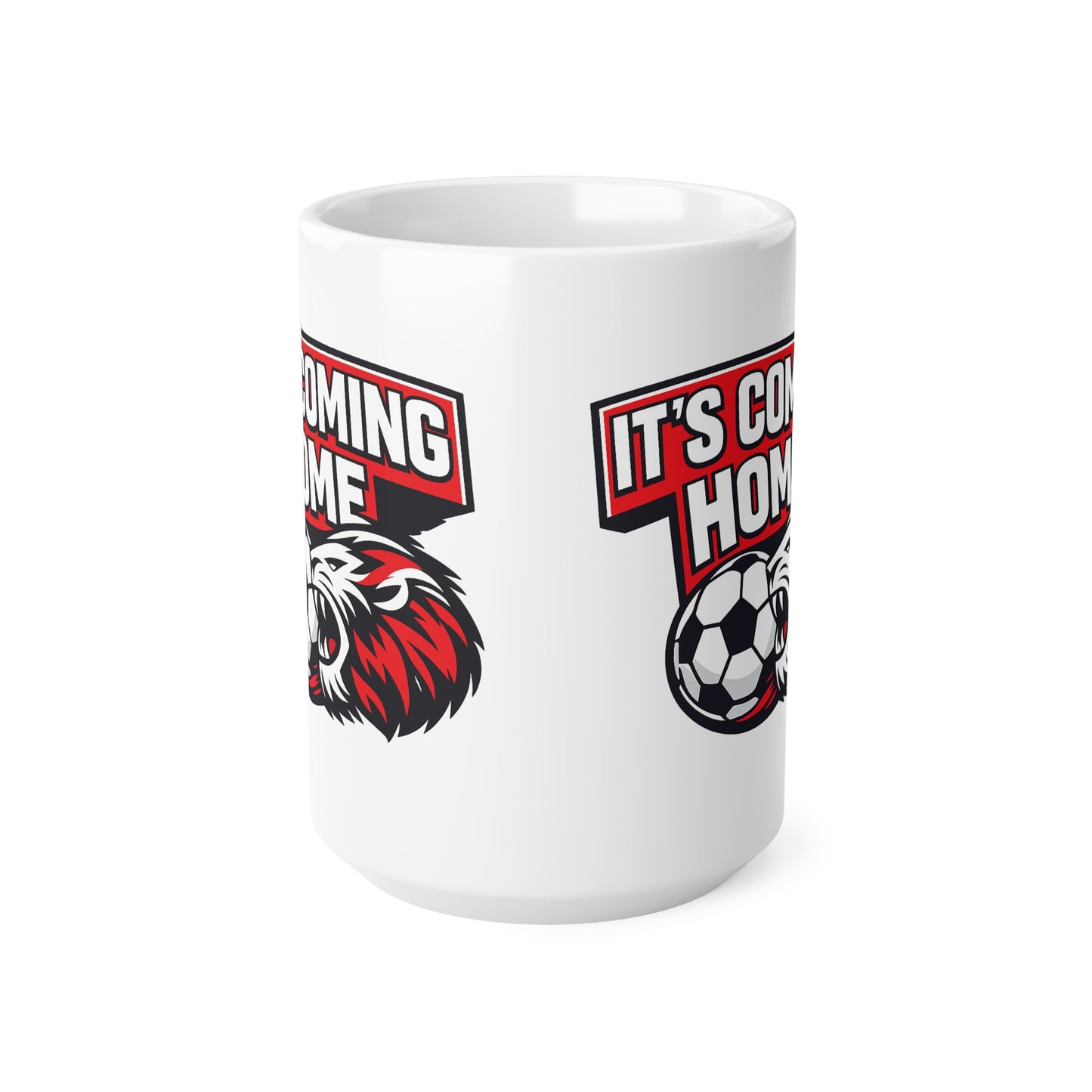 It's Coming Home England Soccer Mug — Ceramic Coffee Cup (11oz & 15oz)