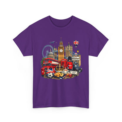 London Landmarks T‑Shirt — British Icons Collage Tee
