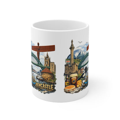 Newcastle Landmark Ceramic Coffee Mug — 11oz & 15oz Travel Souvenir