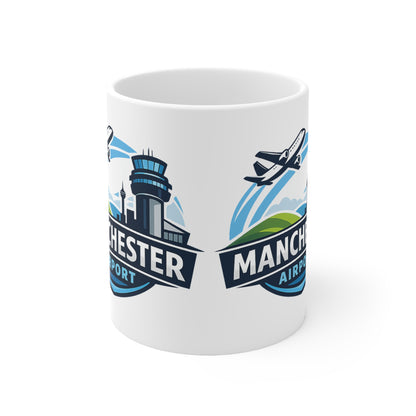 Manchester Airport Ceramic Coffee Mug — 11oz & 15oz Traveller Souvenir