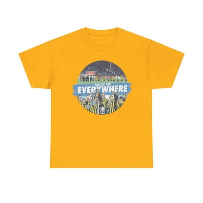 Manchester City T-Shirt — Follow Me Everywhere Soccer Fan Design