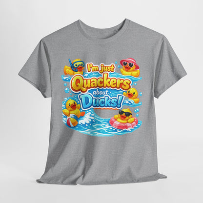 I'm Just Quackers About Ducks! Cute Rubber Duck Pool Tee