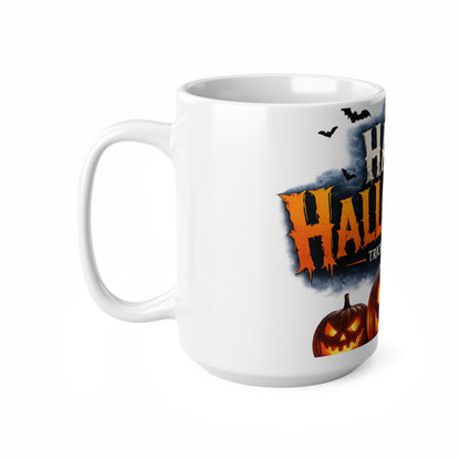 Happy Halloween Coffee Mug — Jack-o'-Lantern Pumpkin Trick or Treat Ceramic Mug (11oz & 15oz)