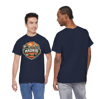 Madrid Skyline Soccer Crest T-Shirt