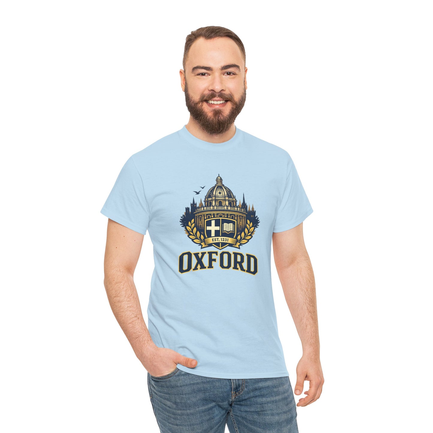 Oxford Crest T-Shirt — Vintage University Graphic Tee