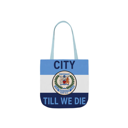 City Till We Die Canvas Tote Bag — Football Fan Flag Tote