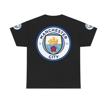 Manchester City Crest T-Shirt — Football Club Logo Tee