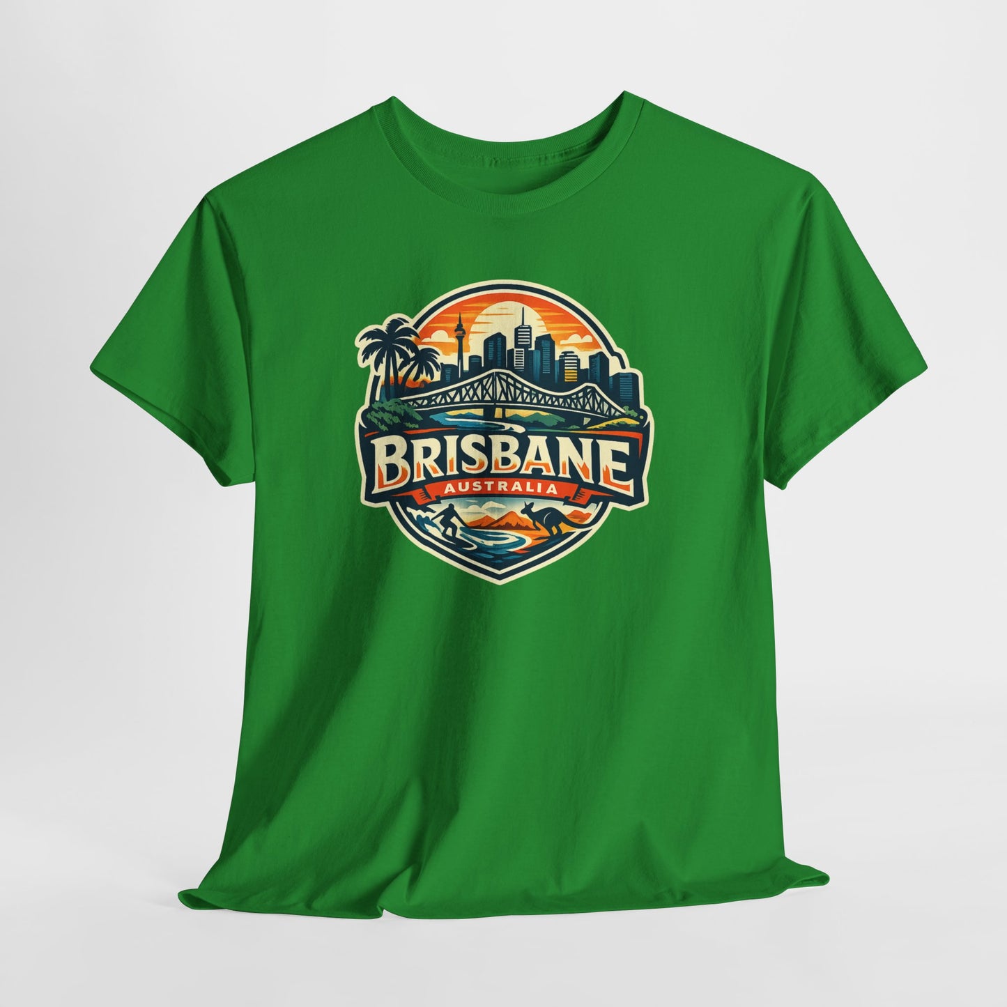 Brisbane Australia Vintage Sunset T-Shirt
