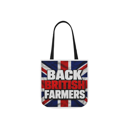 Back British Farmers Canvas Tote Bag — Union Jack Farming Support Tote