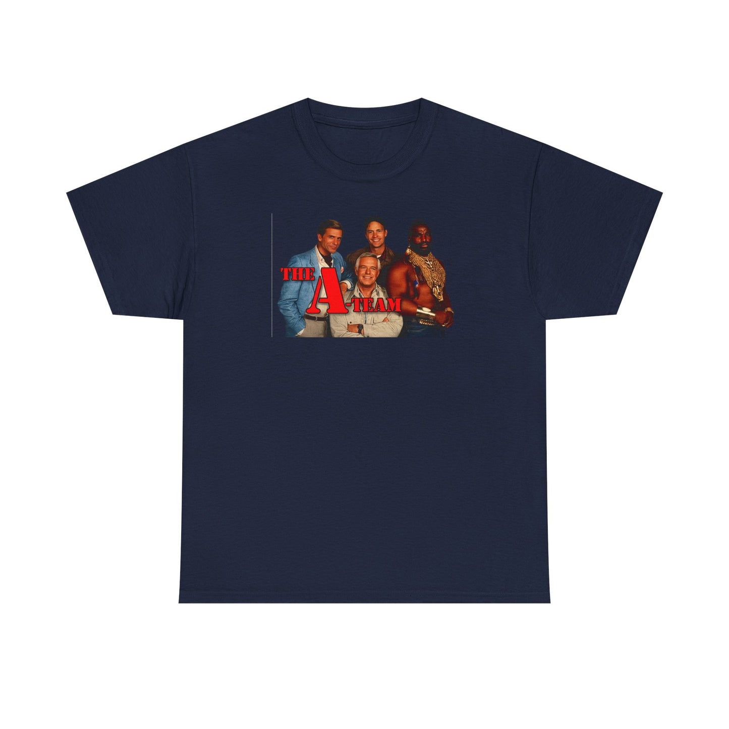 A-Team Graphic Tee — Retro TV Series Logo & Character Poster T-Shirt