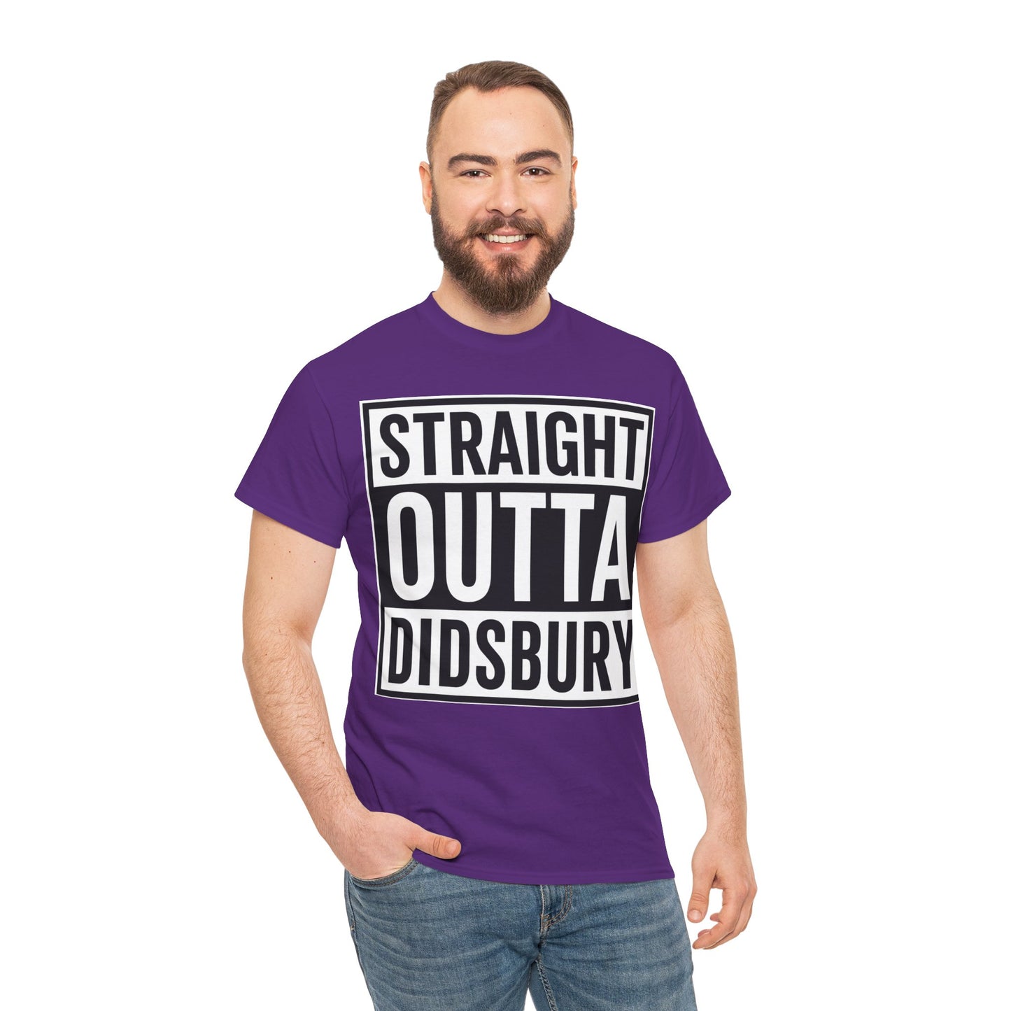 Straight Outta Didsbury T‑Shirt — Graphic City Pride Tee