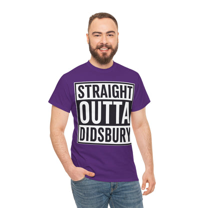 Straight Outta Didsbury T‑Shirt — Graphic City Pride Tee