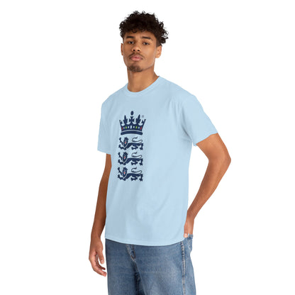 English Cricket T-Shirt — Vintage Cricket Crest Tee