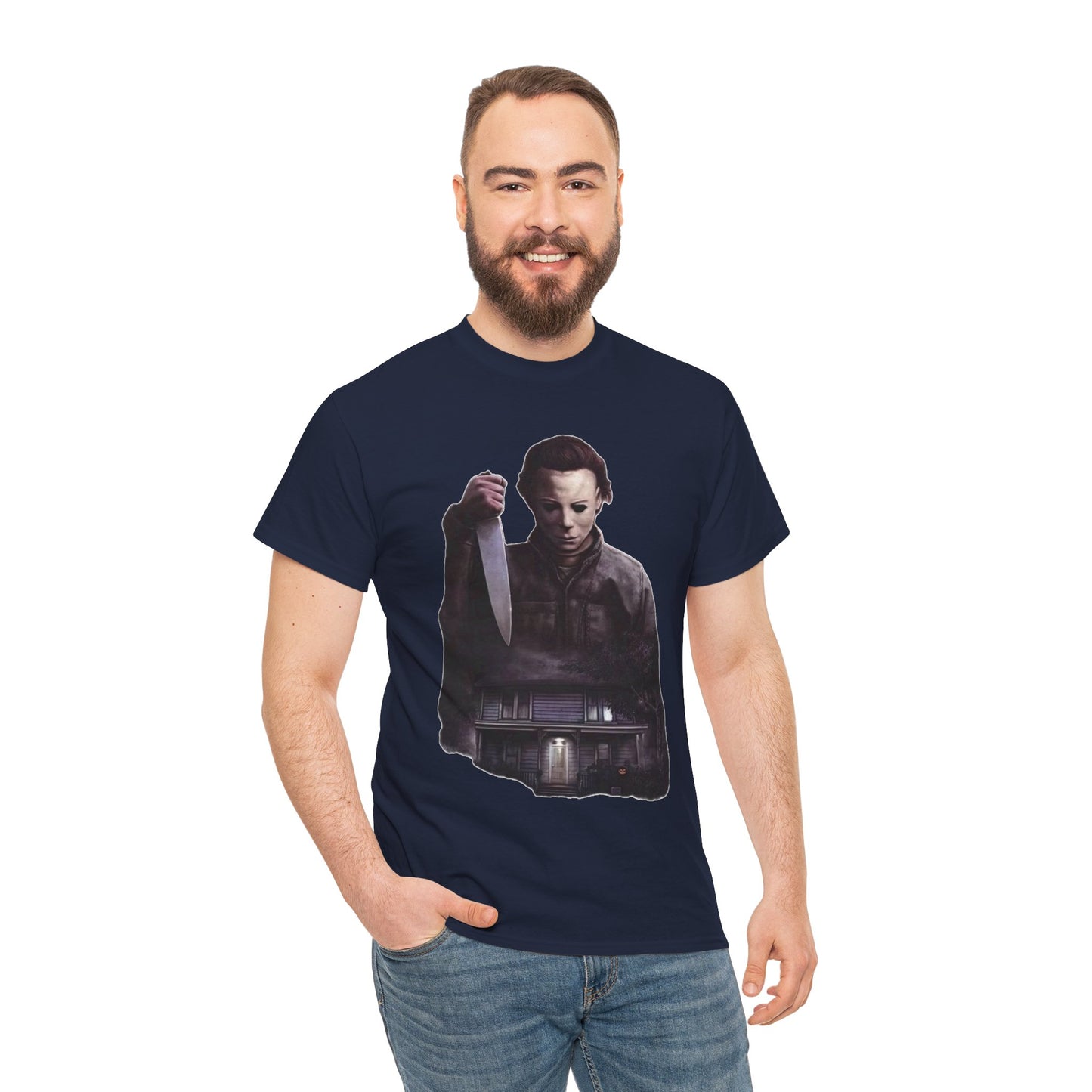 Michael Myers Horror T-Shirt – Halloween Masked Killer Graphic Tee
