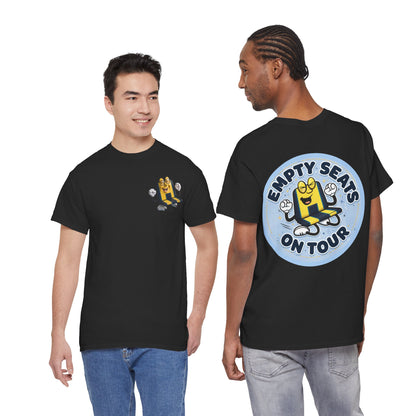 Manchester City T‑Shirt — "Empty Seats On Tour" Cartoon Seat Graphic Tee