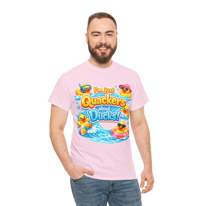 I'm Just Quackers About Ducks! Cute Rubber Duck Pool Tee