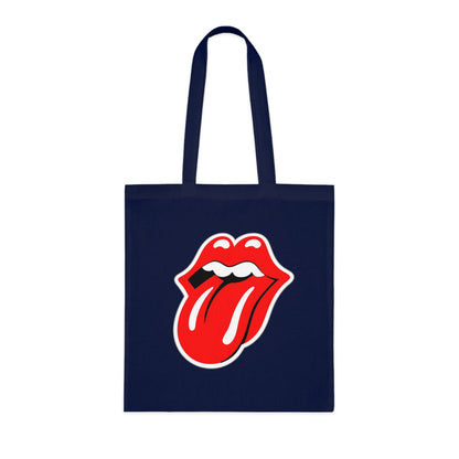 Rock Red Tongue Graphic Tote Bag