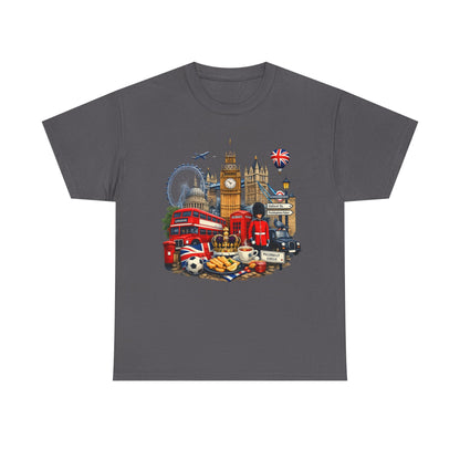 London Landmarks T‑Shirt — British Icons Collage Tee