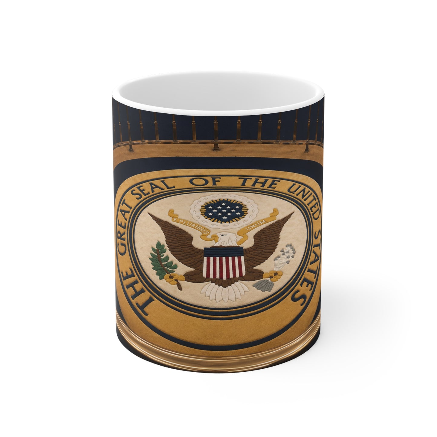 Presidential Seal Ceramic Coffee Mug — The Great Seal of the United States, 11oz & 15oz