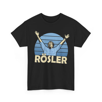 Retro 'Rösler' Graphic Tee - Vintage Soccer Fan Shirt