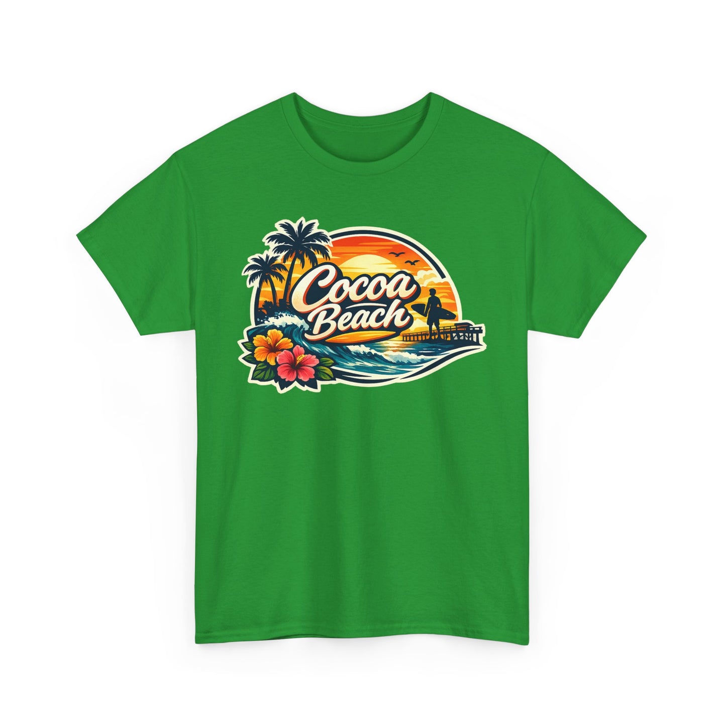 Cocoa Beach Vintage Sunset T-Shirt