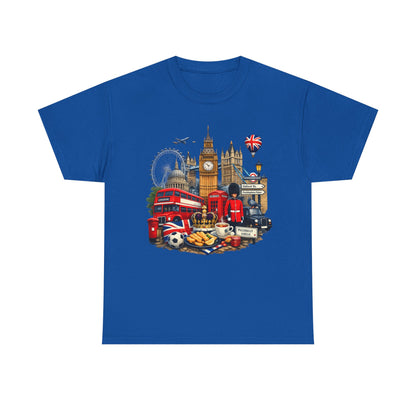 London Landmarks T‑Shirt — British Icons Collage Tee