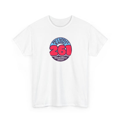 Piccadilly Radio '261' Logo T‑Shirt — Vintage Unofficial Radio Station Graphic Tee