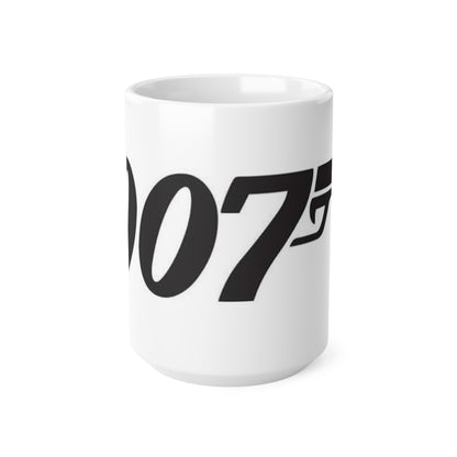 007 Logo Ceramic Coffee Mug — Spy Movie Fan Gift (11oz & 15oz)