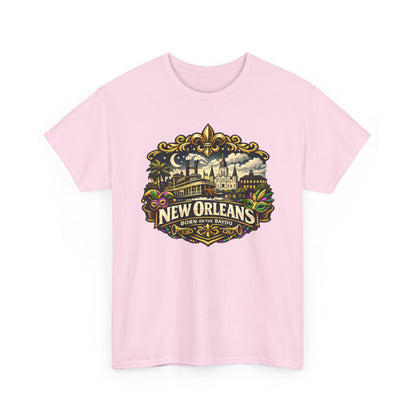 New Orleans Vintage Badge Tee — Crescent City Souvenir T-Shirt