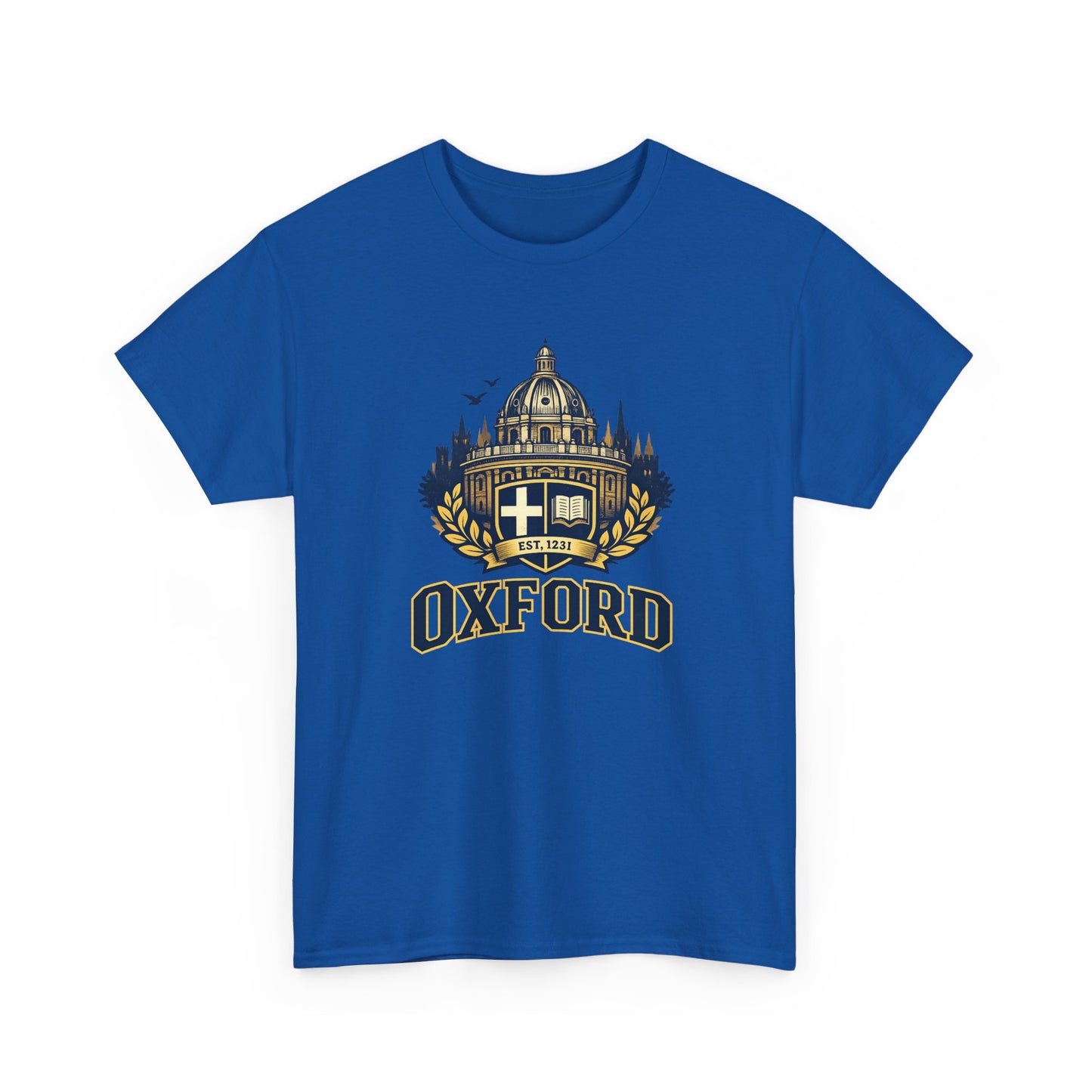 Oxford Crest T-Shirt — Vintage University Graphic Tee