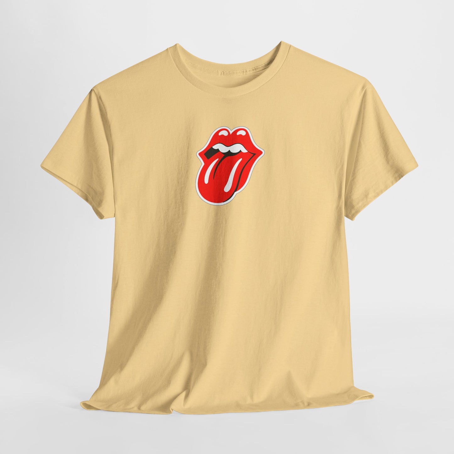 Rock Retro Red Tongue and Lips Graphic Tee