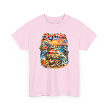 Clearwater Beach Florida Vintage Vacation T-Shirt