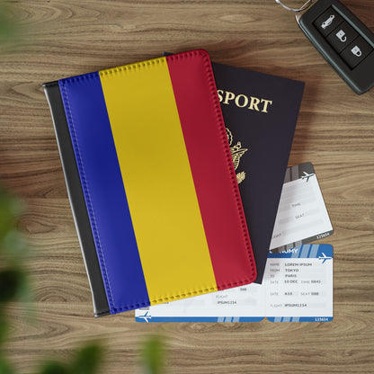 Romania Flag Passport Cover – Tricolor Travel Protector