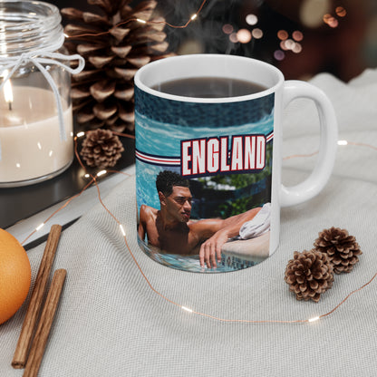 England Photo Pool Party Coffee Mug — Ceramic 11oz & 15oz