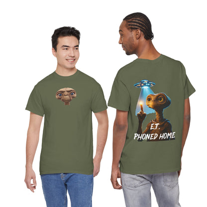 E.T. Phoned Home Tee — Retro Sci‑Fi Alien Graphic T-Shirt
