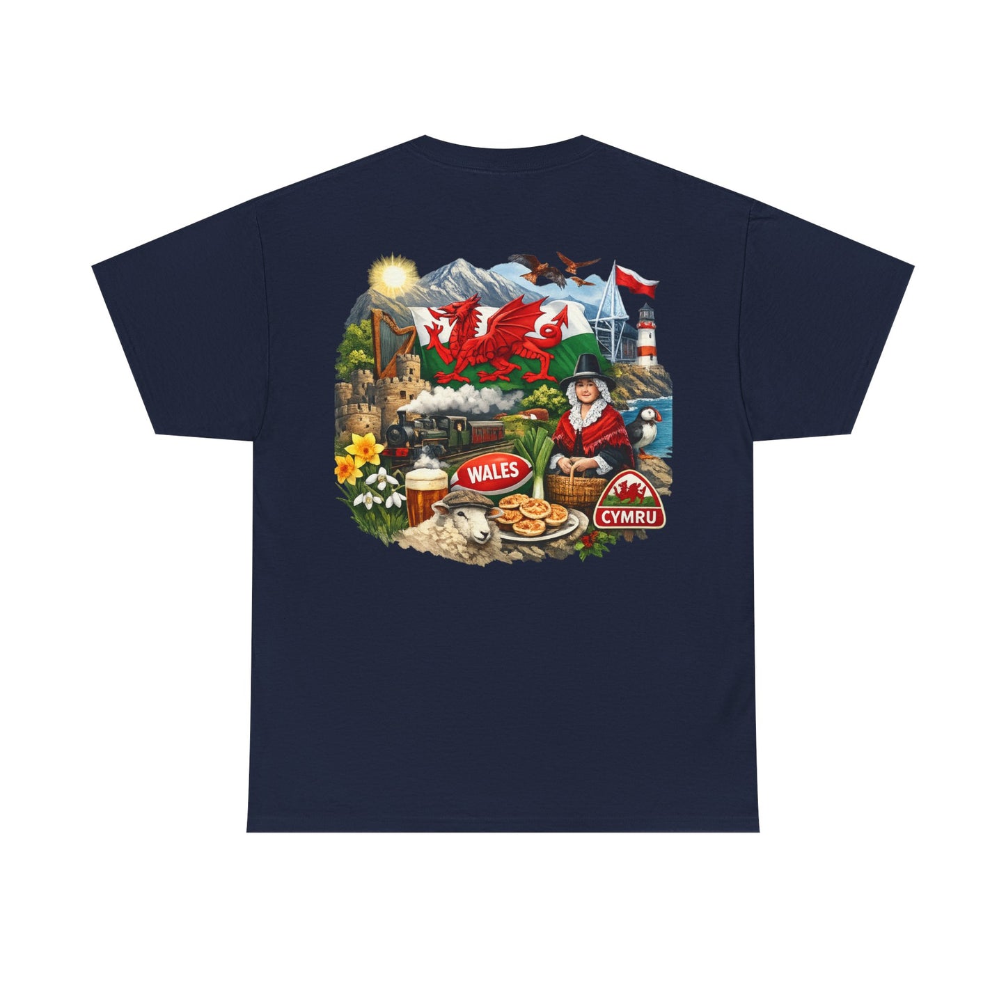 Wales Pride T-Shirt — 'Make Wales Great Again' Welsh Dragon Tee