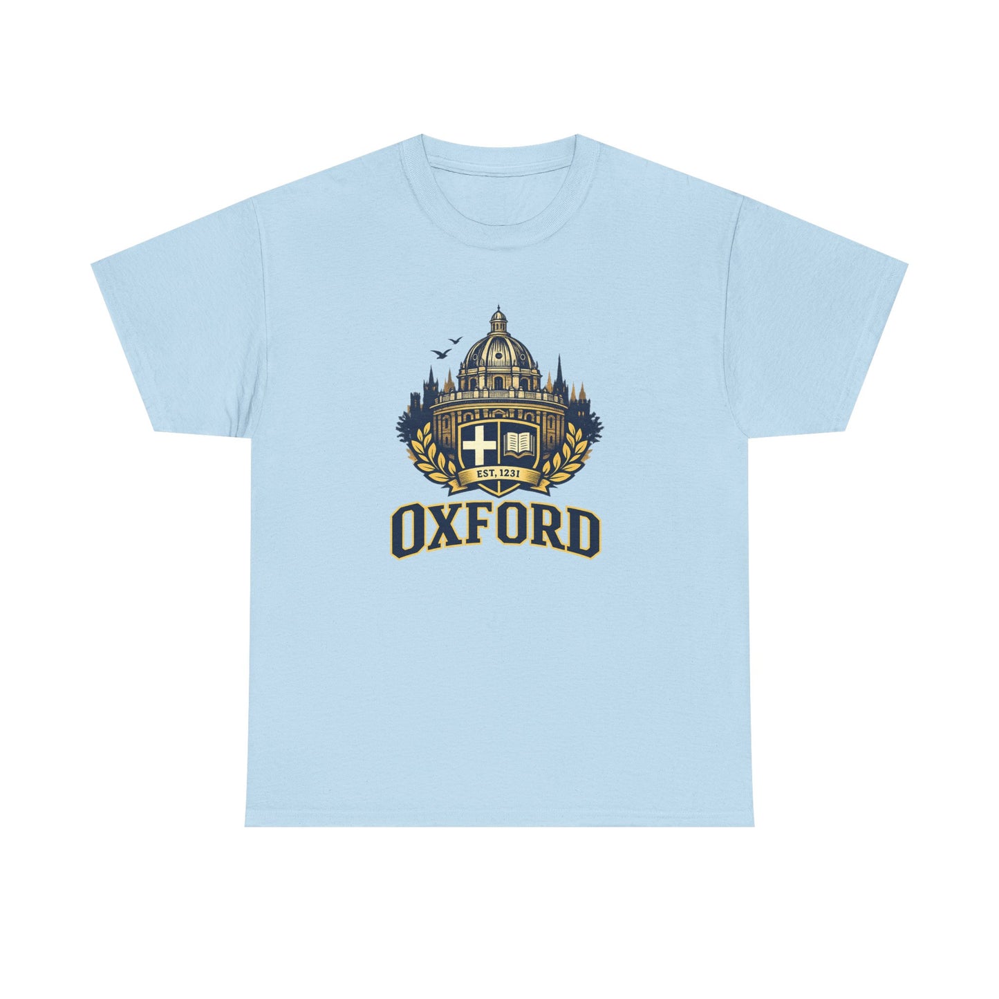 Oxford Crest T-Shirt — Vintage University Graphic Tee