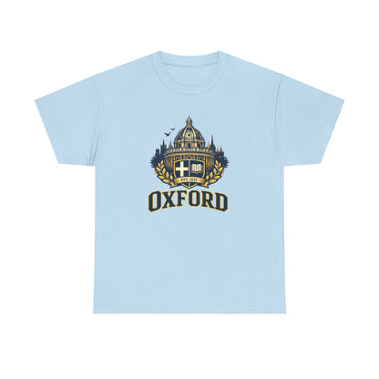 Oxford Crest T-Shirt — Vintage University Graphic Tee