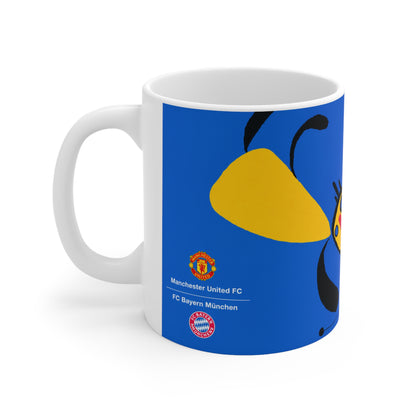 1999 Champions League FInal Programme Cover Inspired Coffee Mug — Ceramic Cup (11oz/15oz)