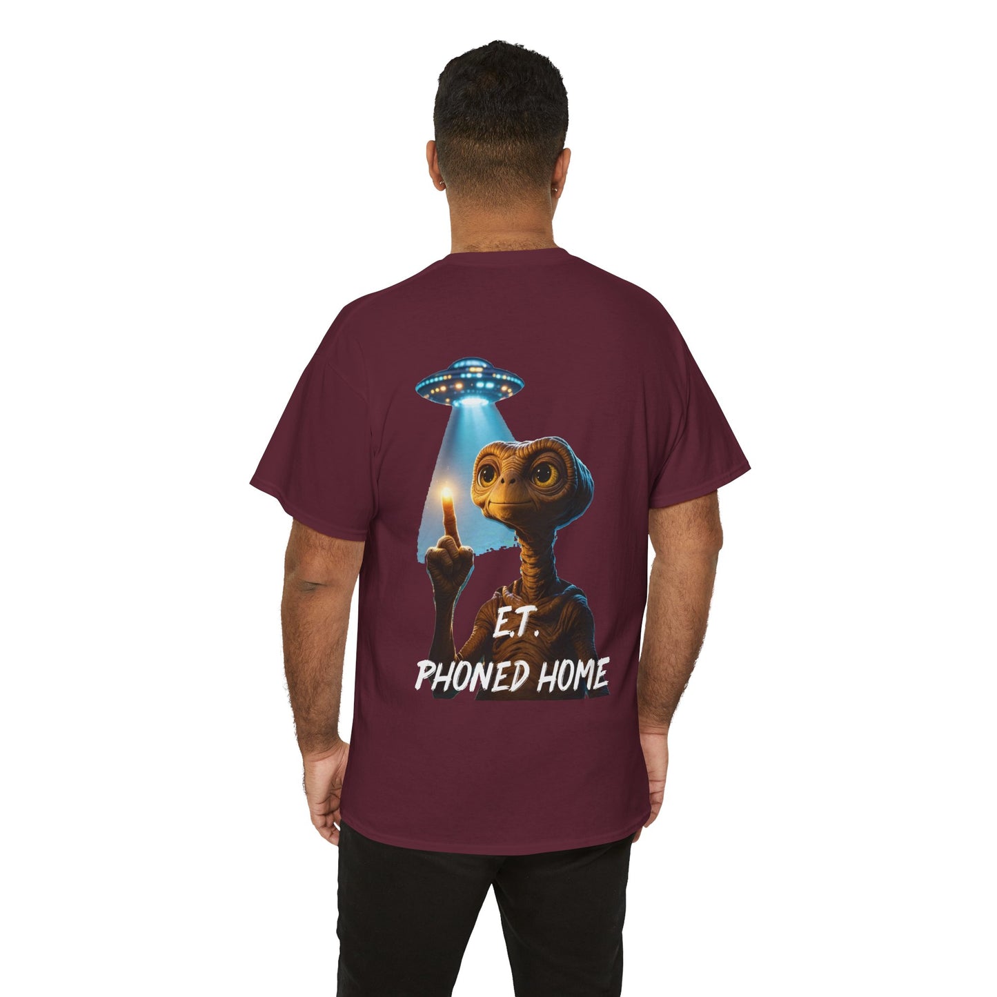 E.T. Phoned Home Tee — Retro Sci‑Fi Alien Graphic T-Shirt