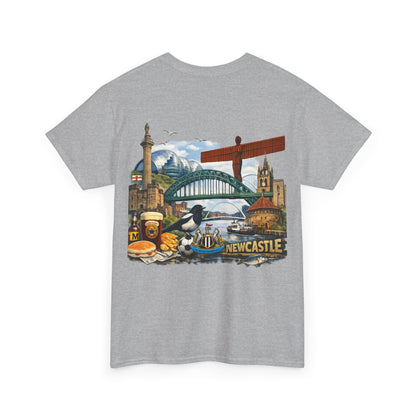 Newcastle Upon Tyne Landmark Tee — Vintage Cityscape T-Shirt