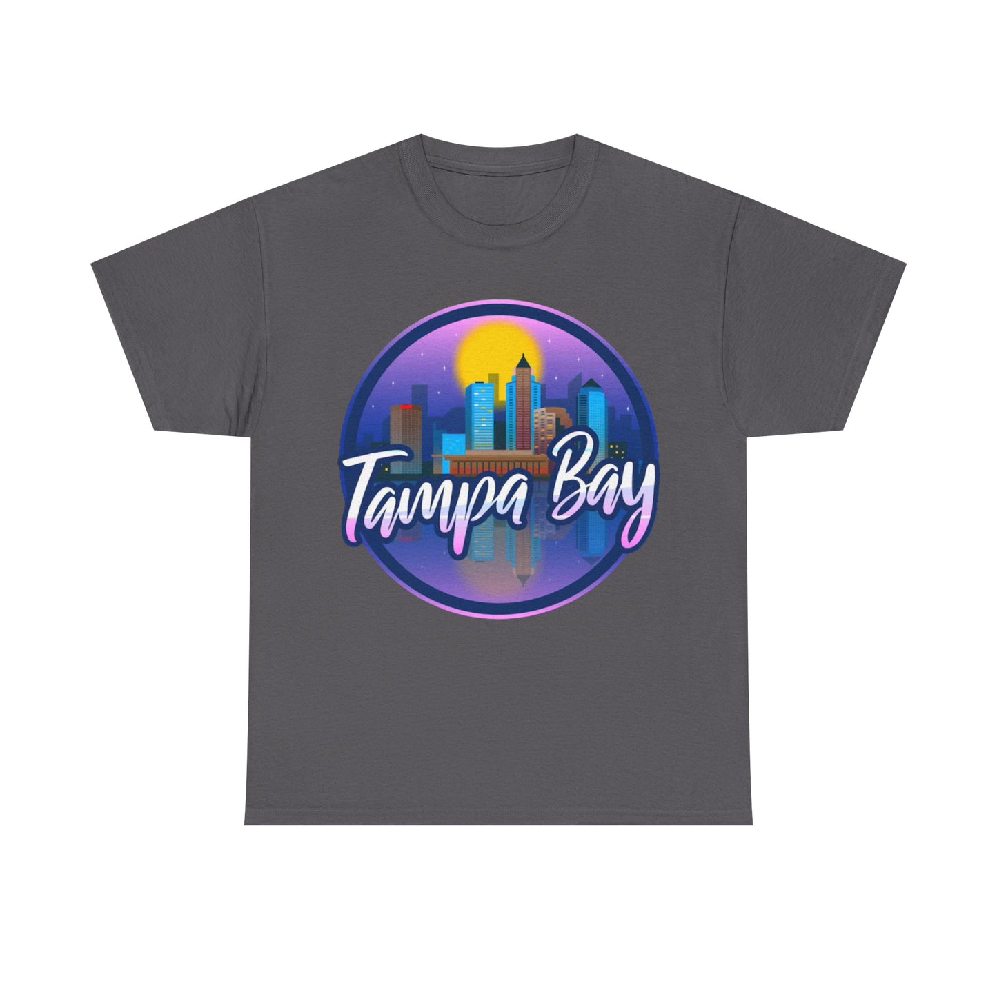 Tampa Bay Skyline T-Shirt — Retro Sunset Cityscape Tee