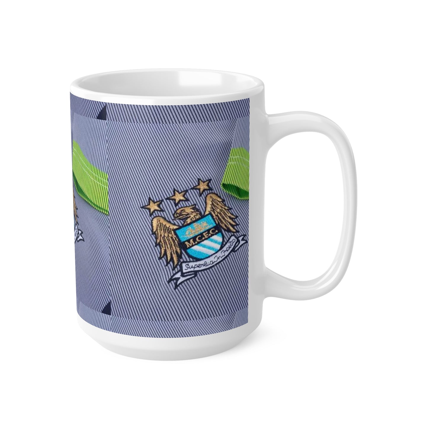 Manchester City Crest Ceramic Coffee Mug — 11oz & 15oz Football Fan Gift