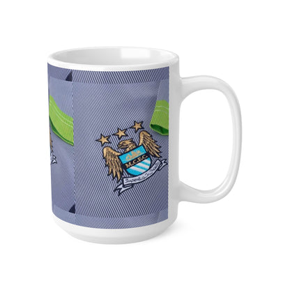 Manchester City Crest Ceramic Coffee Mug — 11oz & 15oz Football Fan Gift