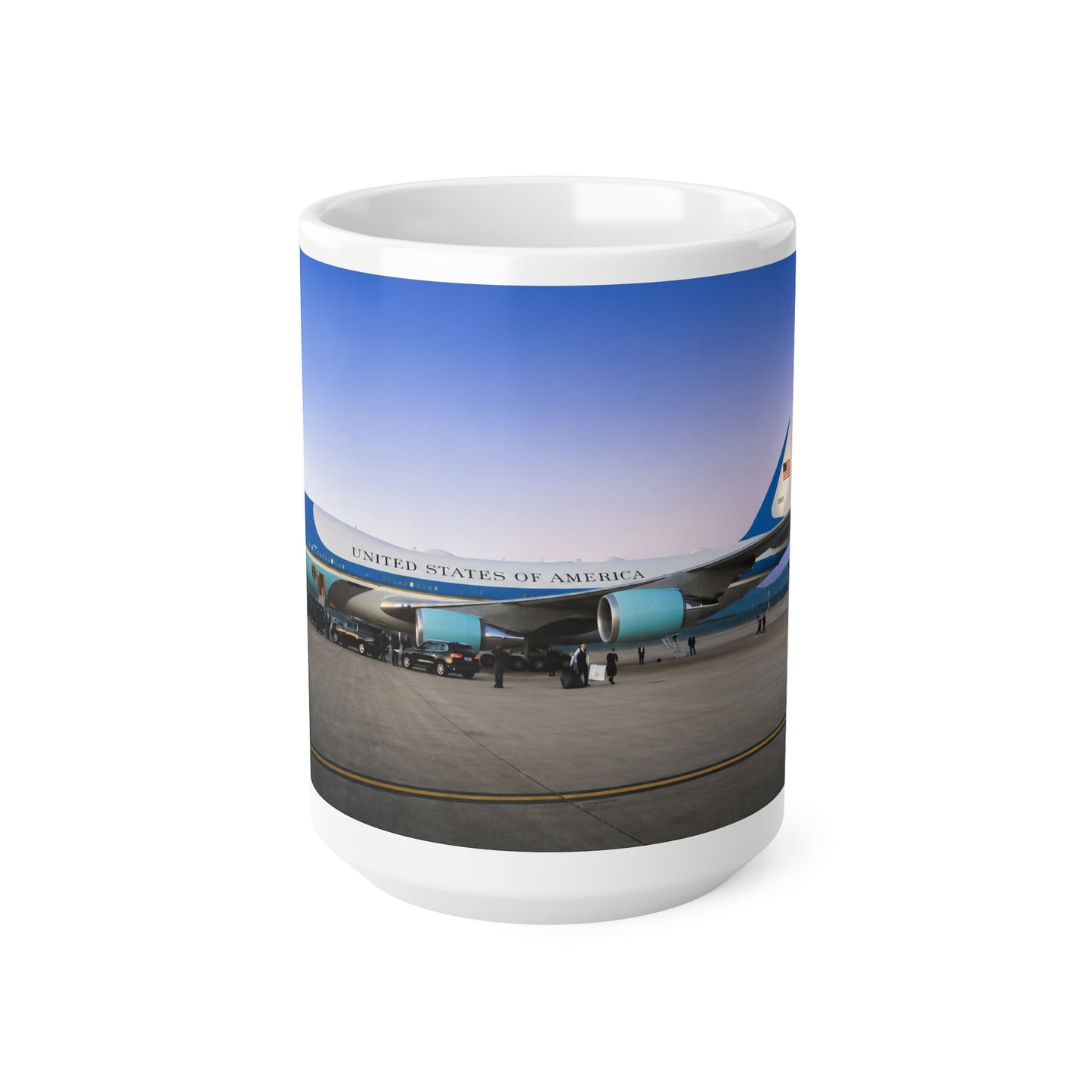 Air Force One Photo Mug — 11oz & 15oz Ceramic Coffee Cup